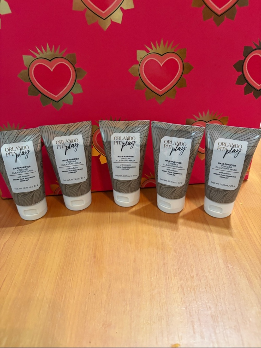 Set of 5 Orlando Pita Play Hair Purifier Cleansing Hair Mask